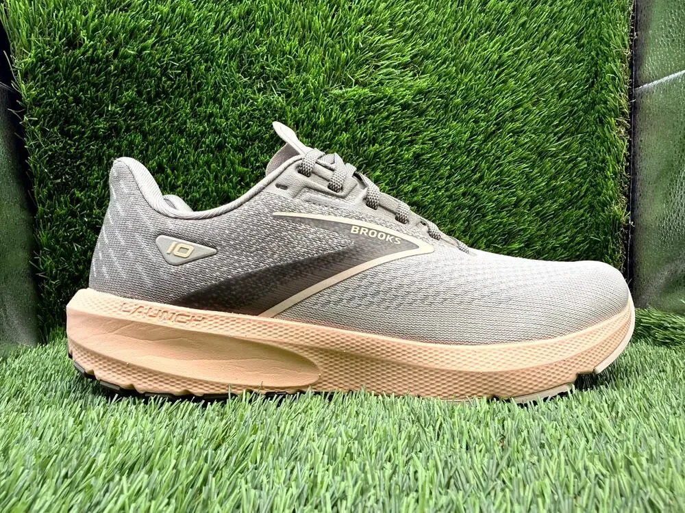 Brooks Launch 10 1203981B179 Athletic Sneaker Womens 10.5B Gray Knit Gym Jogging
